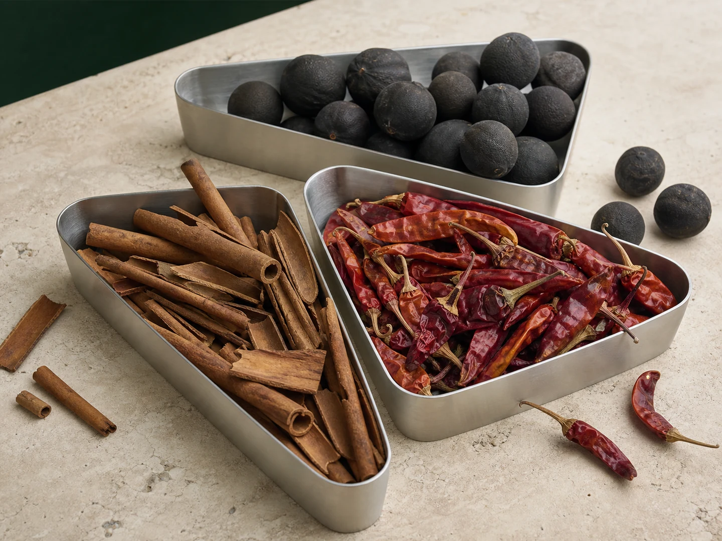 Dried spices export sample selection