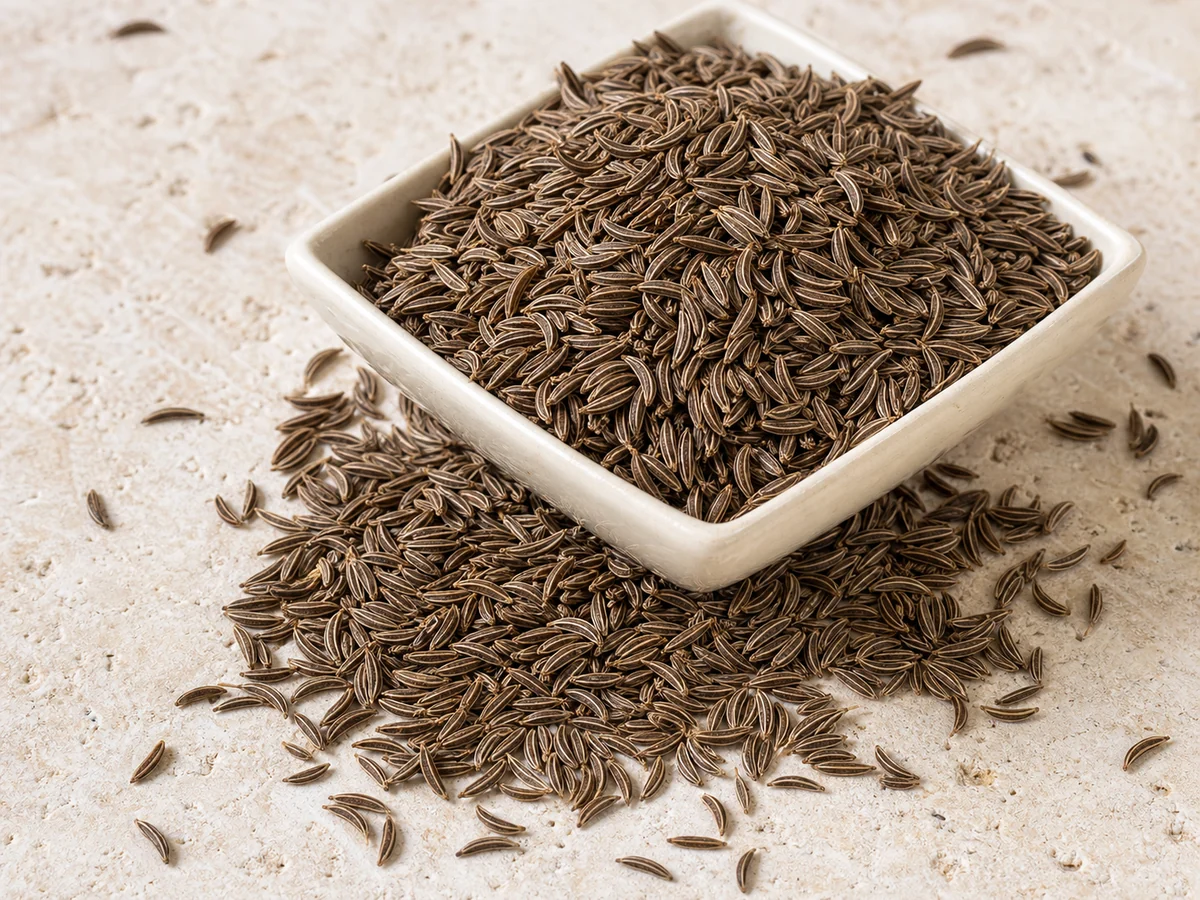 Whole caraway seeds export sample — EL BADR