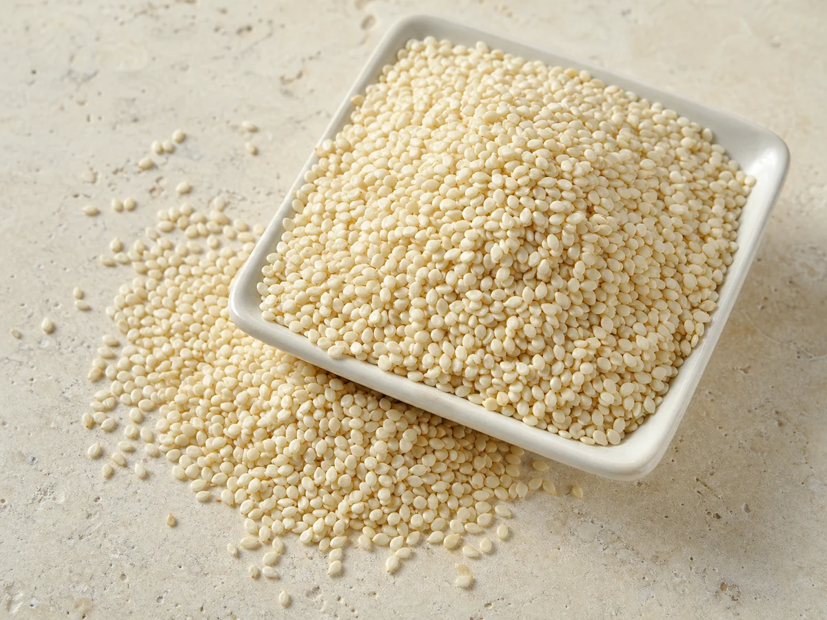 White sesame seeds export sample — EL BADR